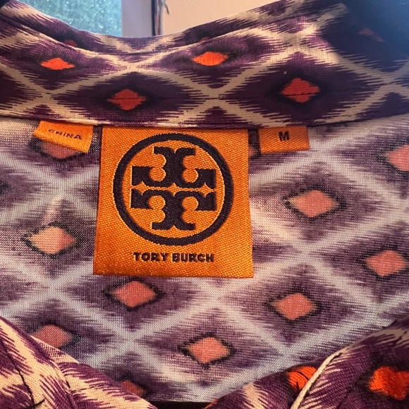 Tory Burch Tops in Silk (purple blouse and pink multi tunic) and cotton (tunic) - Picture 11 of 13